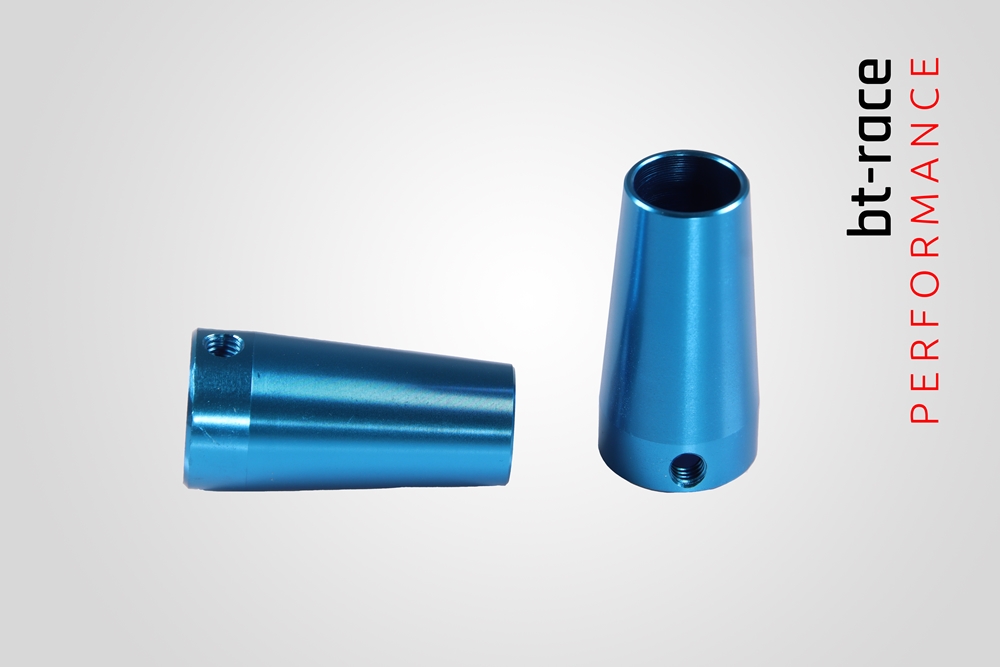 Zentrierkonus klein blau von bt-race. Austauschkonus für den Wuchtbock von bt-race für eine kleinere Zentrierung.