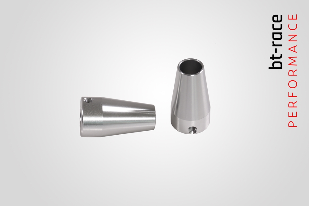 Zentrierkonus mittel silber von bt-race
